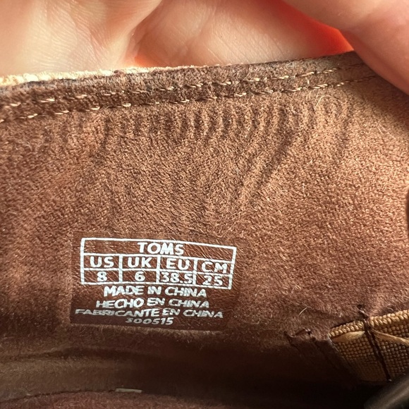 Toms Desert Floral Leather Printed Wedge Booties - Picture 3 of 5